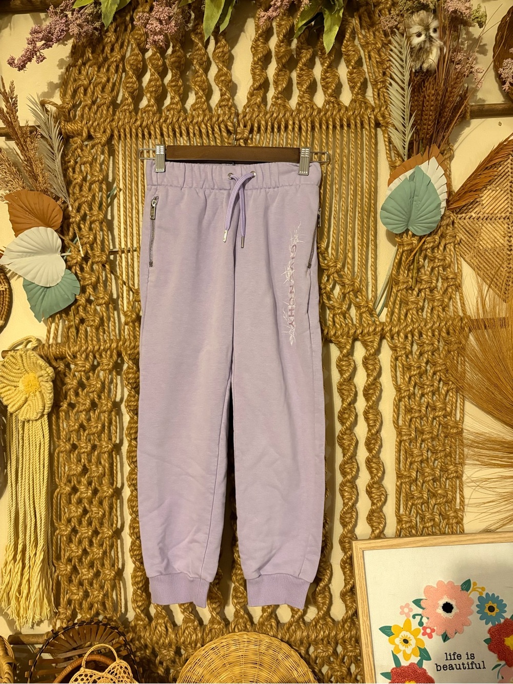 Kids givenchy purple sweats size 8